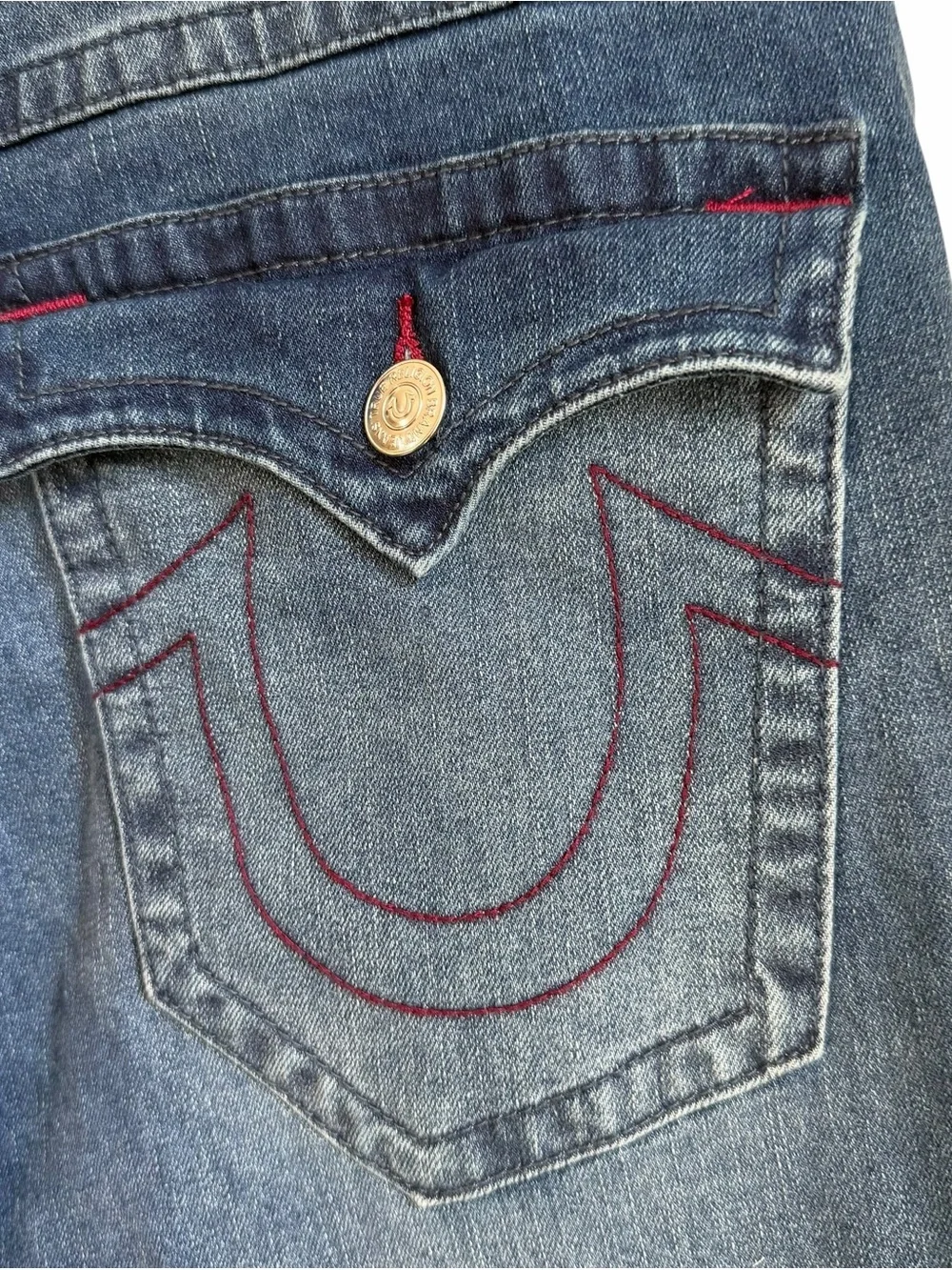 True religion Rocco  Flap Pocket relaxed skinny Jeans Size 34